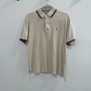 Tommy Hilfiger Men's Beige Polo Shirt
